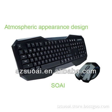 2.4g wireless gaming mouse keyboard combos